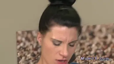 Mature lady in stockings fucking in bed