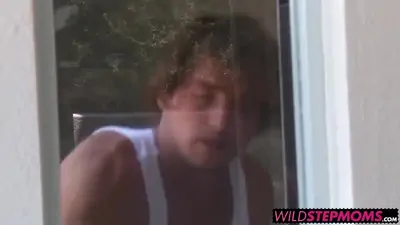 Horny jezebelle joins in shower fuck fest with karmen