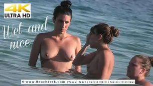 Wet and nice beachjerk