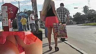 Palatable large wazoo up pink mini petticoat